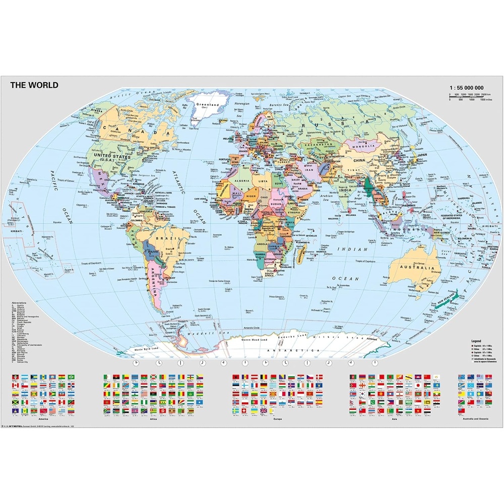 image:imageRavensburger Puzzle Politische Weltkarte  1000 Teile Puzzle fr ErwachseneRealistisch
