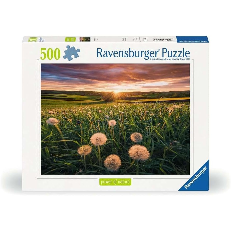 image:imageRavensburger Puzzle Pusteblumen im Sonnenuntergang 500 Teile PuzzleModern