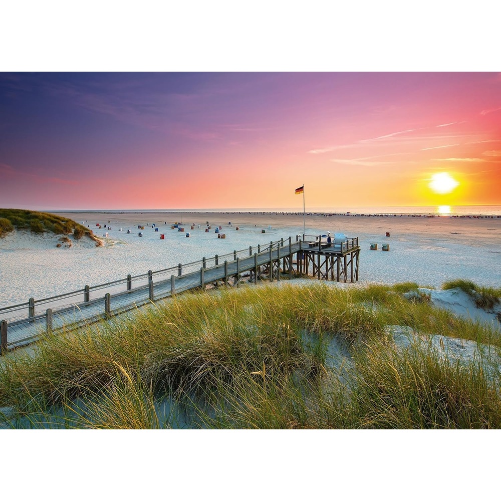image:imageRavensburger Puzzle Sonnenuntergang ber Amrum 1000 Teile PuzzleModern