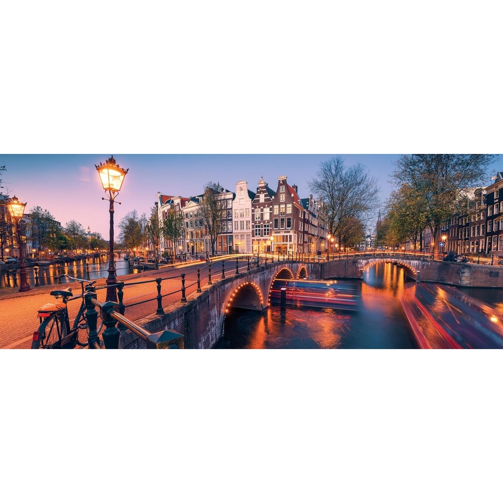 image:imageRavensburger Puzzle Sonnenuntergang ber Amsterdam 1000 Teile PuzzleAbend Amsterdam
