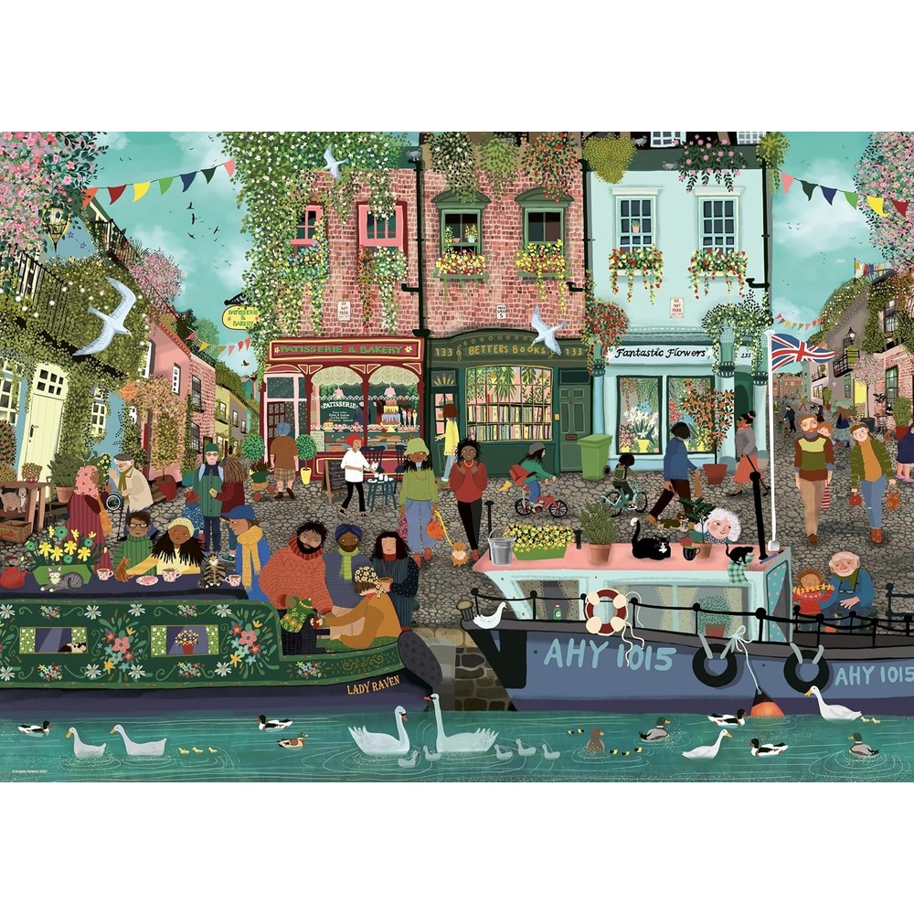 image:imageRavensburger Puzzle Stadt am Fluss 1000 Teile Puzzle fr ErwachseneAntik