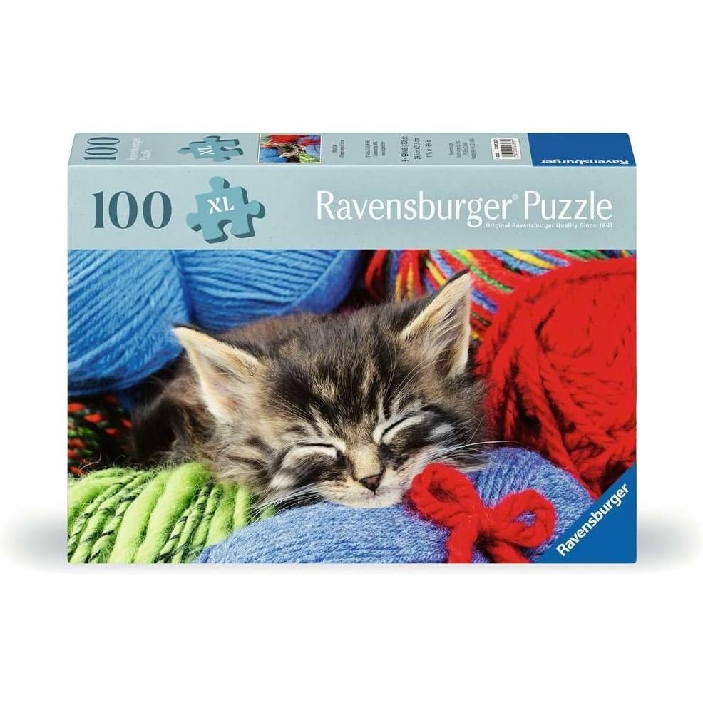 image:imageRavensburger Puzzle Wollktzchen 100 groe PuzzleTeile fr Senioren