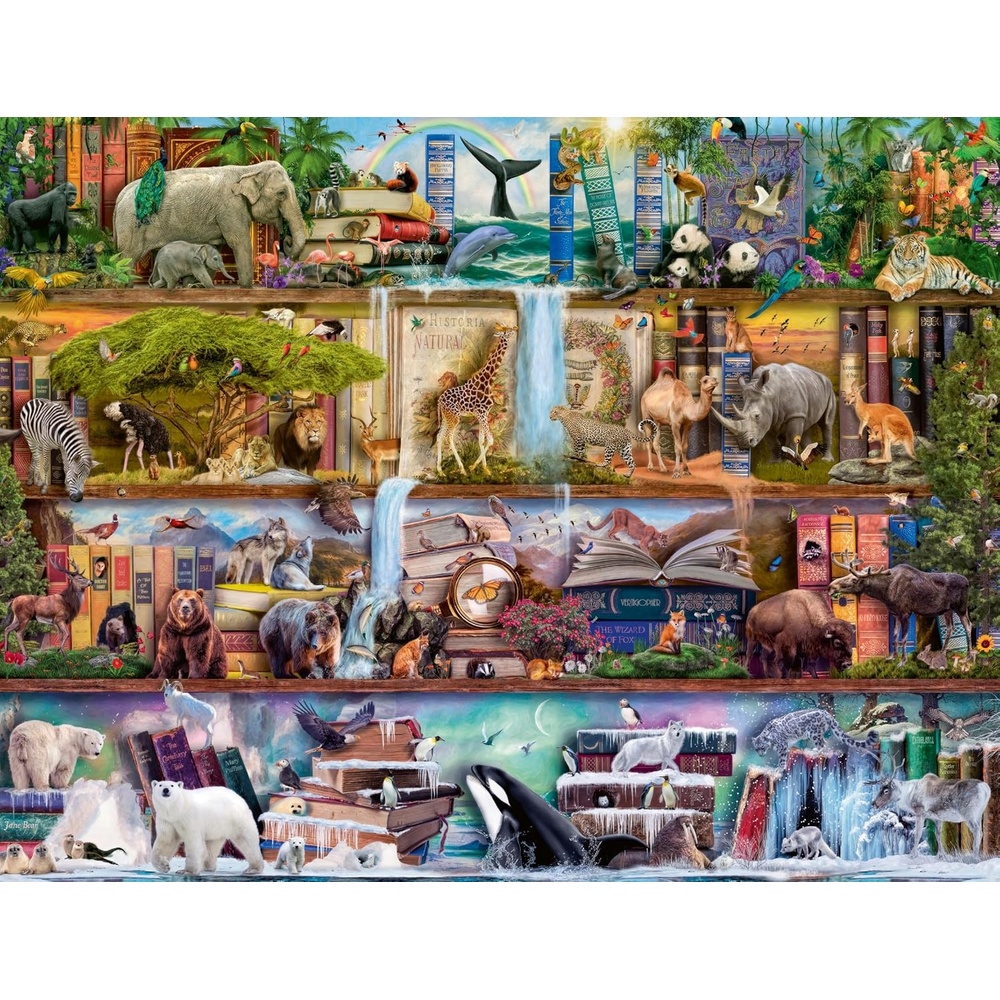 image:imageRavensburger Puzzle Zebras am Wasserloch  500 Teile Puzzle fr ErwachseneGroartige Tierwelt