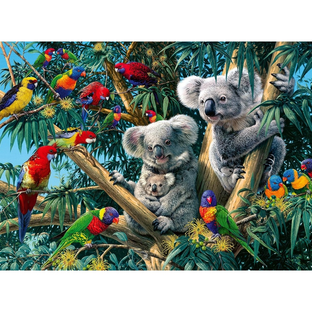 image:imageRavensburger Puzzle Zebras am Wasserloch 500 Teile Puzzle fr ErwachseneKoalas im Baum