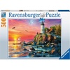 Ravensburger Puzzle 12000217 – Leuchtturm am Abend – 500 Teile Puzzle für Erwachsene und Kinder ab 12 Jahren,(Antik)