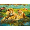 Ravensburger Puzzle 12000220 – Löwen in der Savanne – 500 Teile Puzzle für Erwachsene und Kinder ab 12 Jahren, Tier-Puzzle(Antik)