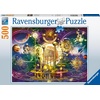 Ravensburger Puzzle 12000236 – Planetensystem – 500 Teile Puzzle für Erwachsene und Kinder ab 12 Jahren, Weltraum-Puzzle(Antik)