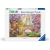 Ravensburger Puzzle Abends in Paris – 500 Teile Puzzle für Erwachsene(Verliebt in Paris)
