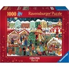 Ravensburger Puzzle Christmas Market – 1000 Teile Puzzle für Erwachsene(Modern)