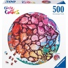 Ravensburger Puzzle Circle of Colors Tiere – Rundes 500 Teile Puzzle(Mehrfarbig.)