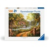 Ravensburger Puzzle Cottage am Fluss – 500 Teile Puzzle für Erwachsene(Cottage am Fluß)