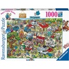 Ravensburger Puzzle Der Campingplatz 1.000 Teile(Antik)