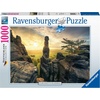 Ravensburger Puzzle Erleuchtung – Elbsandsteingebirge – 1000 Teile Puzzle(Antik)