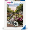 Ravensburger Puzzle Fahrrad und Blumen in Amsterdam – 1000 Teile Puzzle(Modern)