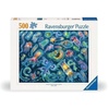 Ravensburger Puzzle Farbenfrohe Quallen – 500 Teile Puzzle für Erwachsene(Modern)