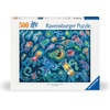 Ravensburger Puzzle Farbenfrohe Quallen – 500 Teile Puzzle für Erwachsene(Modern)
