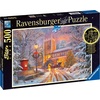 Ravensburger Puzzle Funkelnde Weihnachten – 500 Teile Puzzle für Erwachsene(Scenic)