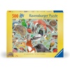 Ravensburger Puzzle Gartenbesucher – 500 Teile Puzzle für Erwachsene(Scenic)