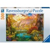 Ravensburger Puzzle Im Dinoland – 500 Teile Puzzle für Erwachsene(Antik)