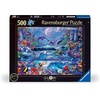 Ravensburger Puzzle Im Zauber des Mondlichts – 500 Teile Puzzle(Modern)