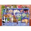 Ravensburger Puzzle Katzen im Regal – 200 große Puzzle-Teile für Senioren