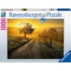 Ravensburger Puzzle Landschaft in der Morgensonne – 1000 Teile Puzzle(alte Version)