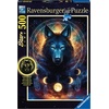Ravensburger Puzzle Leuchtender Wolf – 500 Teile Puzzle für Erwachsene(Lebendig und realistisch)