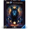 Ravensburger Puzzle Leuchtender Wolf – 500 Teile Puzzle für Erwachsene(Scenic)