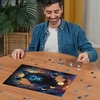 Ravensburger Puzzle Leuchtender Wolf – 500 Teile Puzzle für Erwachsene(Scenic)