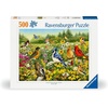 Ravensburger Puzzle Vogelwiese – 500 Teile Puzzle für Erwachsene(Modern)