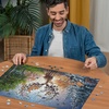 Ravensburger Puzzle Zebras am Wasserloch – 500 Teile Puzzle für Erwachsene(Fantasie)
