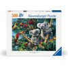Ravensburger Puzzle Zebras am Wasserloch – 500 Teile Puzzle für Erwachsene(Koalas im Baum)