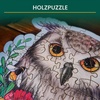 Ravensburger Wooden Puzzle 17511 – Geheimnisvolle Eule – 150 Teile Kontur-Holzpuzzle mit stabilen Puzzleteilen und 15 kleinen Holzfiguren = Whimsies, für Erwachsene und Kinder ab 10 Jahren
