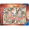 Ravensburger – Puzzle Crazy Cats Bingley’s Bookclub – 1000 dielov(playful  youthful)