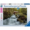 Ravensburger Puzzle 12000604 – Mühle am Gollinger Wasserfall – 1000 Teile Puzzle für Erwachsene und Kinder ab 14 Jahren,(Antik)