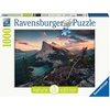 Ravensburger Puzzle Abends in den Rocky Mountains – 1000 Teile Puzzle(Antik)