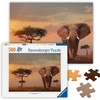 Ravensburger Puzzle Afrikanischer Elefant – 500 Teile Puzzle für Erwachsene(Modern)