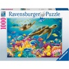 Ravensburger Puzzle Blaue Unterwasserwelt – 1000 Teile Puzzle(Antik)