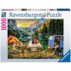 Ravensburger Puzzle Campingurlaub – 1000 Teile Puzzle für Erwachsene(Antik)