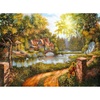 Ravensburger Puzzle Cottage am Fluss – 500 Teile Puzzle für Erwachsene(Cottage am Fluß)