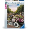 Ravensburger Puzzle Fahrrad und Blumen in Amsterdam – 1000 Teile Puzzle(Antik)