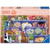 Ravensburger Puzzle Katzen im Regal – 200 große Puzzle-Teile für Senioren