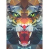 Ravensburger Puzzle Löwe aus Polygonen – 500 Teile Puzzle für Erwachsene(Antik)