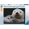 Ravensburger Puzzle Süßer Kleiner Otter – 500 Teile Puzzle für Erwachsene(Klassisch)