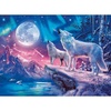 Ravensburger Puzzle Wolf im Nordlicht – 500 Teile Puzzle für Erwachsene