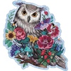 Ravensburger Wooden Puzzle 17511 – Geheimnisvolle Eule – 150 Teile Kontur-Holzpuzzle mit stabilen Puzzleteilen und 15 kleinen Holzfiguren = Whimsies, für Erwachsene und Kinder ab 10 Jahren