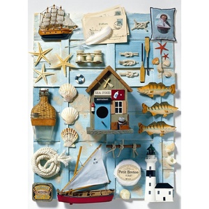 Ravensburger Puzzle 12000223 – Maritimes Flair – 500 Teile Puzzle für Erwachsene und Kinder ab 12 Jahren,(Maritim)