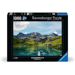 Ravensburger Puzzle 12000596 – Zürser See in Vorarlberg – 1000 Teile Puzzle für Erwachsene und Kinder ab 14 Jahren, Puzzle mit Landschaft und Natur(Modern)