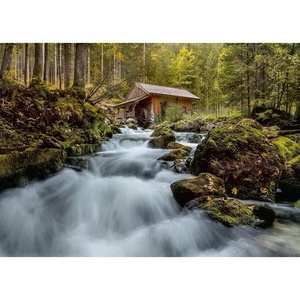 Ravensburger Puzzle 12000604 – Mühle am Gollinger Wasserfall – 1000 Teile Puzzle für Erwachsene und Kinder ab 14 Jahren,(Modern)
