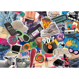 Ravensburger Puzzle 12000619 – Die 90er Jahre – 1000 Teile Puzzle für Erwachsene und Kinder ab 14 Jahren,(Modern)